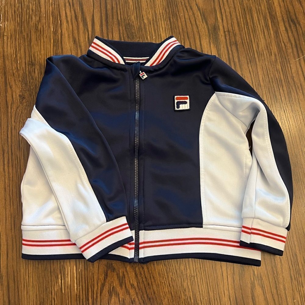 Fila full zip tennis warm up jacket. Size 2T.